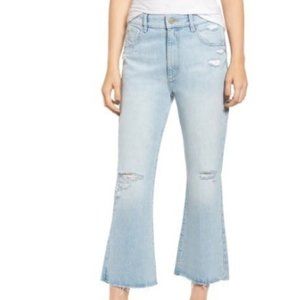 DL1961 HIGH RISE CROP FLARE JEANS